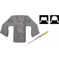   TOOLCRAFT PLE-0K5 TO-6897543 Krimpelő betét Német DTM/DT/DTP 1.5 mm² (max) német Alkalmas márka TOOLCRAFT PZ-500