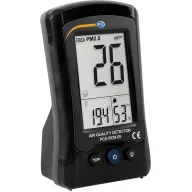   Finom por mérőkészülék, hő- és páratartalom mérő, PCE Instruments PCE-RCM 05