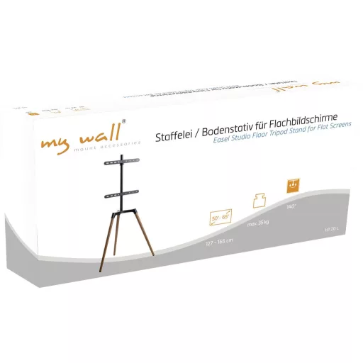 My Wall HT 20 L TV talp 127,0 cm (50) - 165,1 cm (65) Padlóállvány, Állítható magasságú, Forgatható