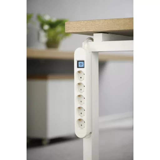 Maxtrack NV 57-2 WL Elosztó kapcsolóval Fehér Védőérintkezős 1 db