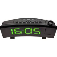   TFA Dostmann 60.5015.04 Kvarc Ébresztőóra Fekete Nagy kijelző, USB csatlakozó