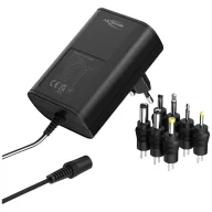   Ansmann 1201-0024 Dugasztápegység, beállítható 12 V/DC, 9 V/DC, 7.5 V/DC, 6 V, 4.5 V/DC, 3 V 1500 mA 18 W