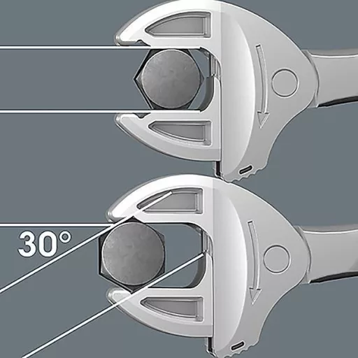 Wera 05020103001 6004 Joker M Önbeállító szerszámkulcs Kulcsszélesség (metrikus) 13 - 16 mm Kulcsszélesség (coll) 1/2 - 5/8