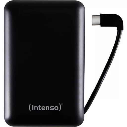Intenso XC10000 Powerbank 10000 mAh LiPo USB-A, USB-C® Fekete állapotjelző
