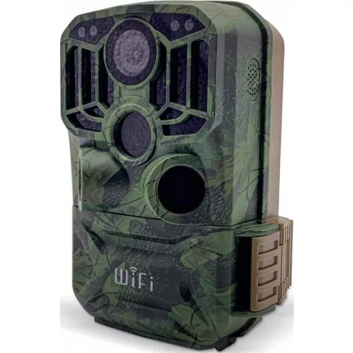 Braun Germany Scouting Cam Black800 WiFi Vadmegfigyelő kamera Távirányító, Fekete LED-ek, WLAN, Felgyorsított felvétel funkció Terepszínű zöld