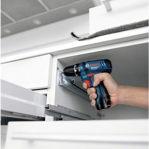 Bosch Professional GSB 12V-15 -Akkus ütvefúrógép 2. akkuval