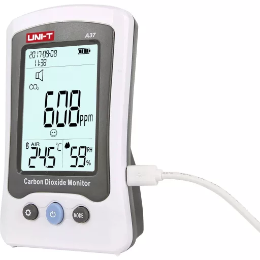 Digitális szén-dioxid mérő, CO2 mérő, Uni-T A37