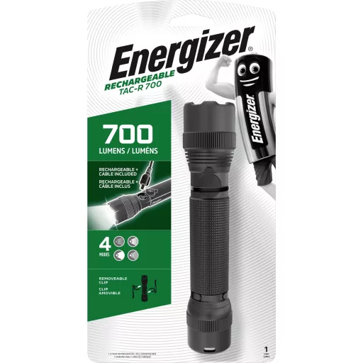 Energizer Tactical 700 LED Kézilámpa Akkuról üzemeltetett 700 lm 30 óra 250 g