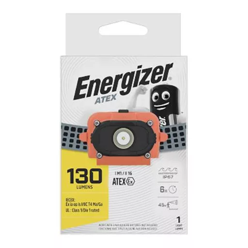 Energizer ATEX Headlight Fejlámpa Ex zóna: 0, 1, 2 130 lm 45 m