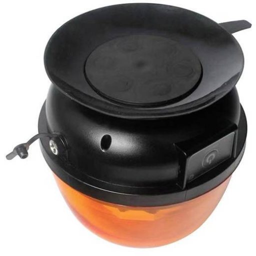 SecoRüt Körkörös lámpa 95003 12 V/DC, 24 V/DC Akkuról üzemeltetett Mágneses rögzítős, Mágneses talp, Tapadókorong Narancssárga