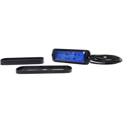 WAS Első villogó W218 1471 12 V/DC, 24 V/DC Fedélzeti hálózatról Felszerelhető, Csavaros szerelési mód Kék