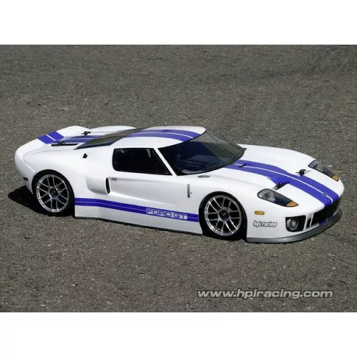 HPI Racing 7495 1:10 Karosszéria Ford Gt Body (200Mm/Wb255Mm) 200 mm Lakkozatlan, nem kivágott