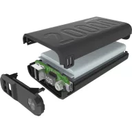 RealPower PB-20000PD+ Powerbank 20000 mAh LiPo Fekete
