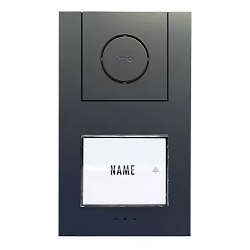 m-e modern-electronics Vistus AD ALU 4010 A Vistus Kaputelefon Vezetékes Komplett készlet 1 családiház Antracit