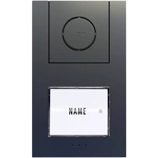 m-e modern-electronics Vistus AD ALU 410 A Vistus Kaputelefon Vezetékes Külső egység 1 családiház Antracit