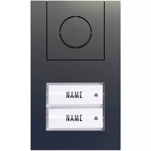 m-e modern-electronics Vistus AD ALU 420 A Vistus Kaputelefon Vezetékes Külső egység 2 családiház Antracit