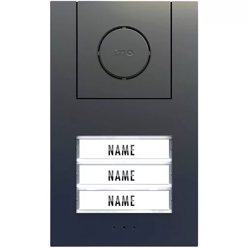 m-e modern-electronics Vistus AD ALU 430 A Vistus Kaputelefon Vezetékes Külső egység 3 családiház Antracit