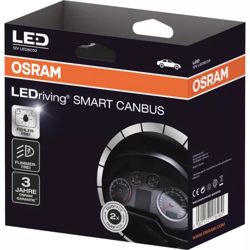 Osram Automotive Gépjármű lámpafoglalat LEDSC02 Kivitel (autó világítás) Canbus Lastwiderstand