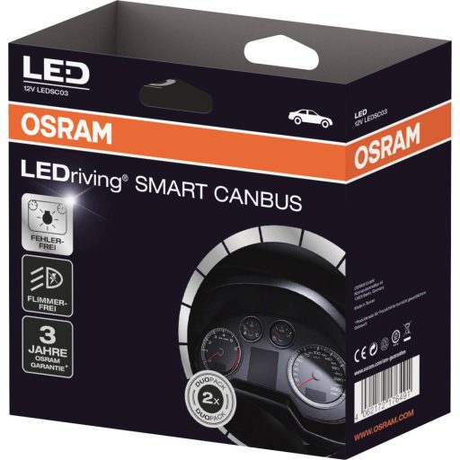 Osram Automotive Gépjármű lámpafoglalat LEDSC03 Kivitel (autó világítás) Canbus Lastwiderstand