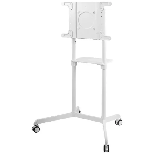 Neomounts NS-M1250WHITE TV kocsi 94,0 cm (37) - 177,8 cm (70) Forgatható, Dönthető, Padlóállvány