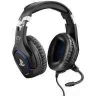   Trust GXT 488 FORZE Over Ear headset Vezetékes Stereo Fekete mikrofon zajelnyomás Mikrofon némítás, Hangerő szabályozás Gamer