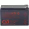 CSB Battery GPL 12120 Ólomakku 12 V 12 Ah Ólom-vlies (AGM) (Sz x Ma x Mé) 151 x 100 x 98 mm 6,35 mm-es laposérintkezős dugó Karbantartásmentes, Kis önkisülés