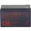 CSB Battery GPL 12120 Ólomakku 12 V 12 Ah Ólom-vlies (AGM) (Sz x Ma x Mé) 151 x 100 x 98 mm 6,35 mm-es laposérintkezős dugó Karbantartásmentes, Kis önkisülés