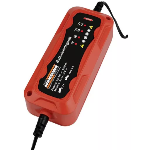 Brüder Mannesmann 429292 M12711 Autós töltőkészülék 12 V, 6 V