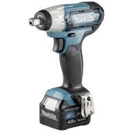  Makita TW141DSMJ Akkus ütvecsavarozó 145 Nm 12 V Vele szállított akkuk száma 2 4 Ah Töltővel