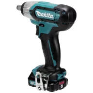   Makita TW141DSMJ Akkus ütvecsavarozó 145 Nm 12 V Vele szállított akkuk száma 2 4 Ah Töltővel