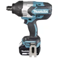   Akkus ütvecsavarozó 2 akkuval 18 V 5 Ah, töltővel és hordtáskával, Makita DTW1001RTJ