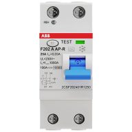   ABB 2CSF202401R1250 F202 A-25/0,03 AP-R FI védőkapcsoló A 2 pólusú 25 A 0.03 A 230 V