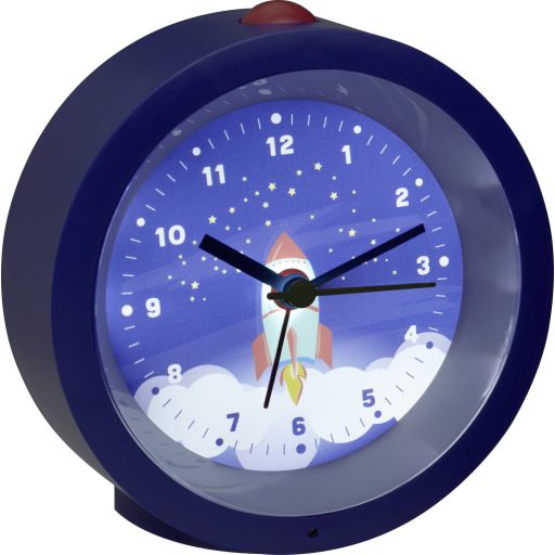 TFA Dostmann 60.1033.06 Kvarc Ébresztőóra Kék Zajtalan óraszerkezet