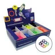 Basi Kulcstartó klipsz 8560-9010 8 színű 1 készlet