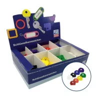 Basi Kulcstartó klipsz 8540-9000 8 színű 200 db