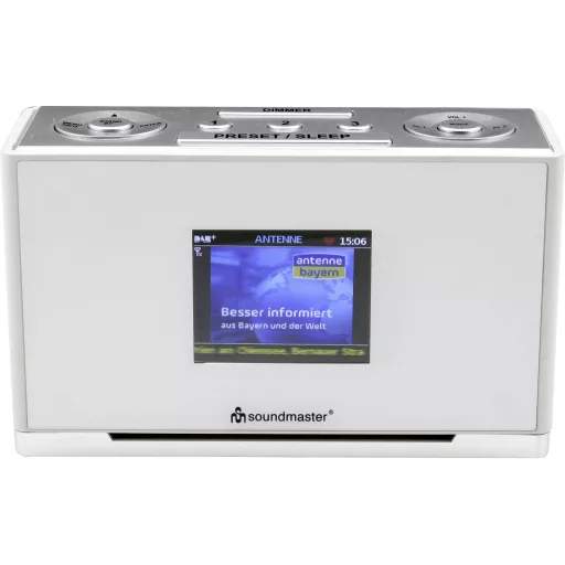 soundmaster UR240WE Asztali rádió DAB+, URH AUX Fehér