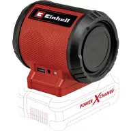   Einhell Power X-Change TC-SR 18 Li BT - Solo Bluetooth hangfal AUX, USB Piros