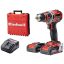 Einhell Professional TP-CD 18/50 Li BL (2x2,0Ah) 4513896 Akkus fúrócsavarozó 18 V 2 Ah Lítiumion Töltővel, 2. akkuval