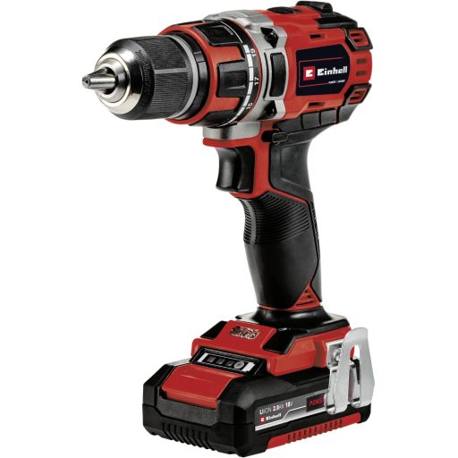Einhell Professional TP-CD 18/50 Li BL (2x2,0Ah) 4513896 Akkus fúrócsavarozó 18 V 2 Ah Lítiumion Töltővel, 2. akkuval