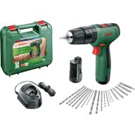   Bosch Home and Garden EasyImpact 1200 2 sebességfokozat-Akkus ütvefúrógép 2. akkuval, Tartozékokkal, Hordtáskával