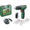 Bosch Home and Garden EasyImpact 1200 2 sebességfokozat-Akkus ütvefúrógép 2. akkuval, Tartozékokkal, Hordtáskával