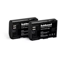  Hähnel Fototechnik HL-E6, 2er Kamera akku Megfelelő eredeti akku (kamera) LP-E6 7.2 V 1650 mAh