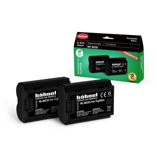 Hähnel Fototechnik HL-W235, 2er Kamera akku Megfelelő eredeti akku (kamera) NP-W235 7.2 V 2250 mAh