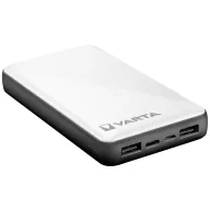   Varta Power Bank Energy 15000 Powerbank 15000 mAh LiPo USB-C®, Mikro USB Fehér/fekete egyidejű töltés és kisütés