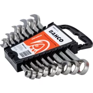   Bahco SS002-9-2 Racsnis gyűrűs csavarkulcs készlet 9 részes 8 - 19 mm