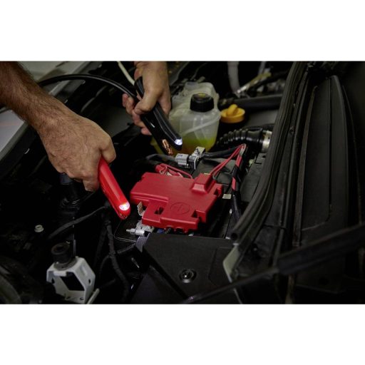 AEG Indítássegítő kábel Vörösréz-alumínium ötvözet 3.50 m Megvilágított fogók, Védő kapcsolóval