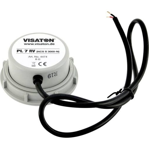 Visaton PL 7 RV - 8 Ohm (NCS S 3000-N) Beépíthető hangszóró 20 W 8 Ω Szürke 1 db