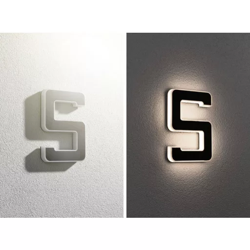 Paulmann 79846 4000870798461 Napelemes házszám megvilágítás EEK: A (A - G) 0.20 W Melegfehér Fekete