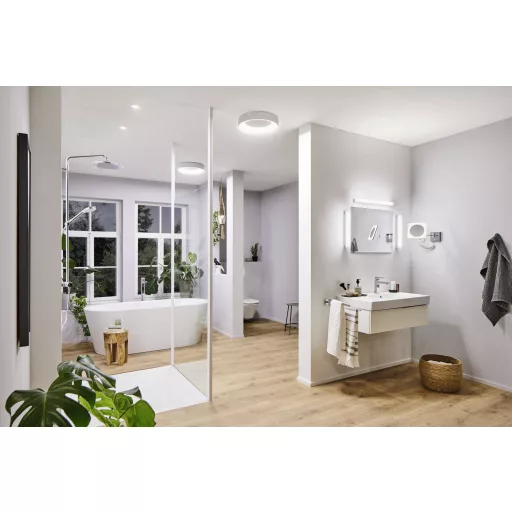 Paulmann 78933 LED-es tükörmegvilágítás 3.3 W Melegfehér Króm, Fehér