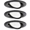 Paulmann 94471 LED-es beépíthető lámpa 3 részes készlet LED 18 W Fekete (matt)